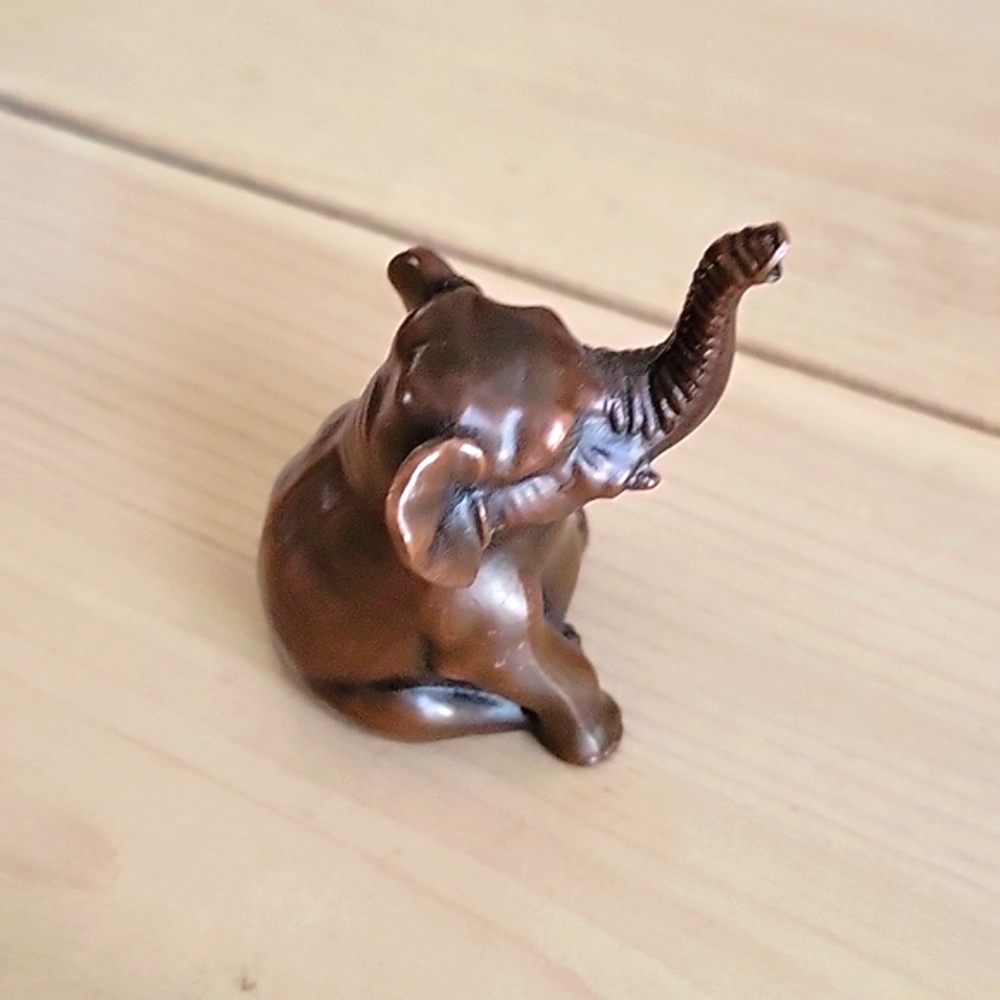 Bronze Baby Elephant